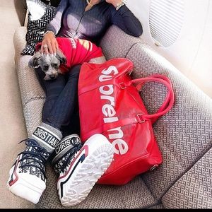 Supreme Red Duffel Bag Designer Inspired